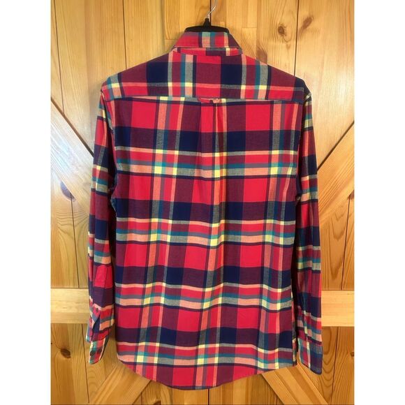 U.S. Polo Assn. Men’s Button Down Stretch Red Plaid Size Medium (5894) - Picture 6 of 6
